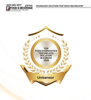 Unisensor Named Top Food Diagnostics Testing Kits Solution in Europe 2025